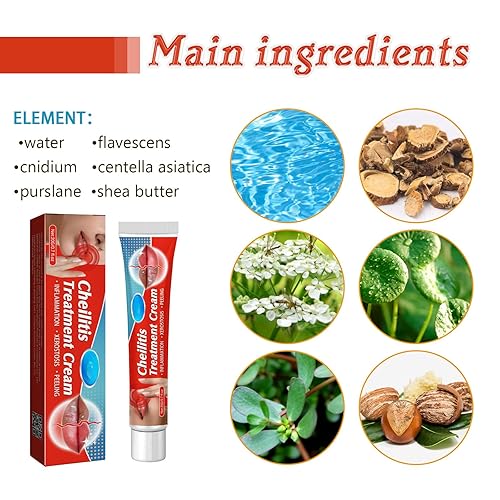 Miniatura 7 de Labios secos y agrietados, bálsamo labial curativo natural, crema orgánica para tratamiento de queilitis humectante durante todo el día, hombres,