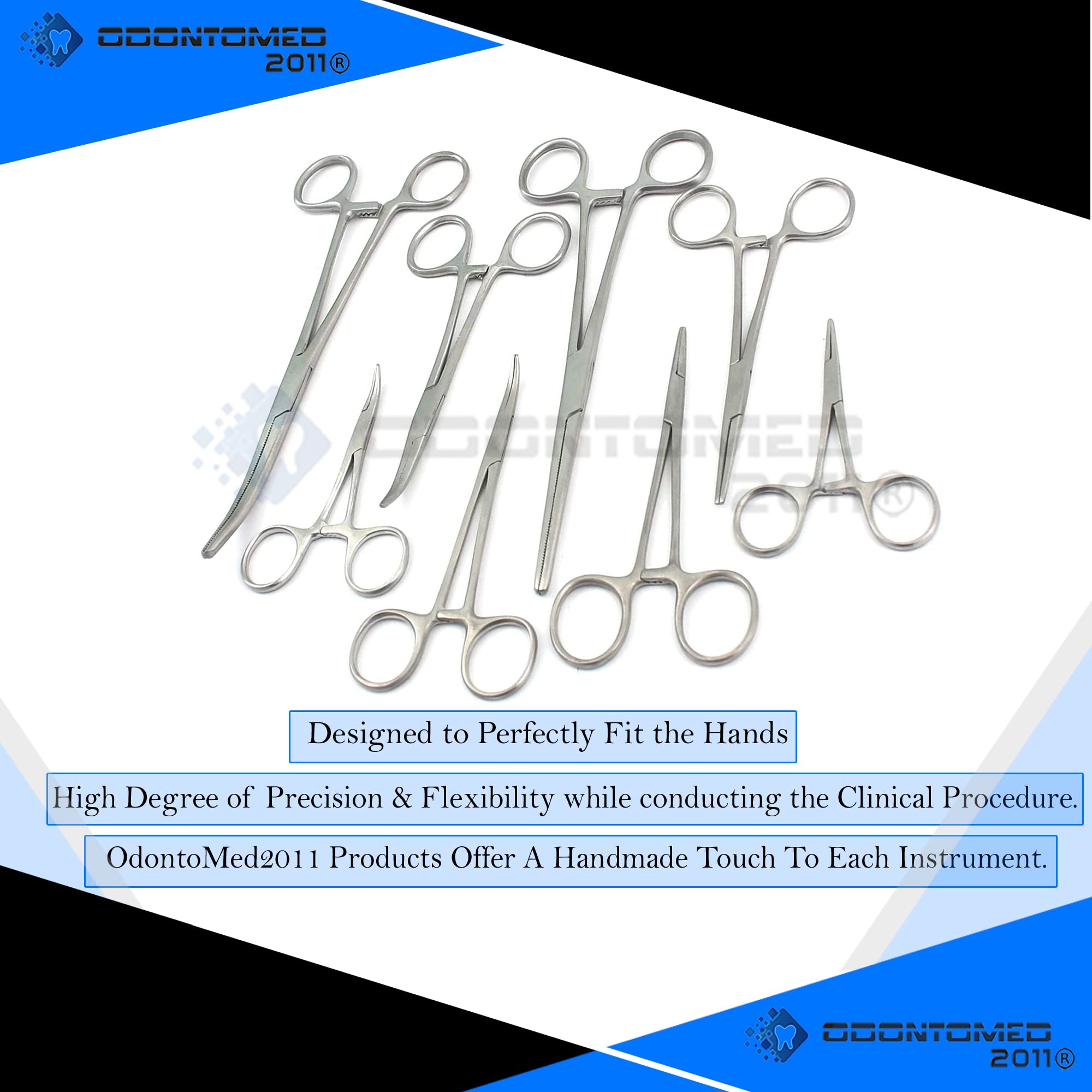 OdontoMed2011 Hemostat Set - 8 Piece -7