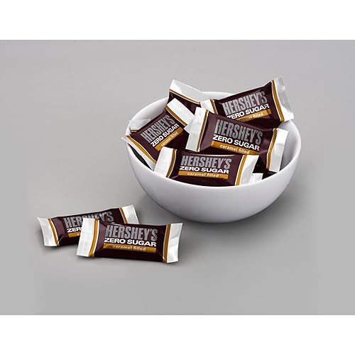 Miniatura 5 de Caramelo de leche relleno de chocolate Hershey's, sin azúcar, bolsa de 3 onzas (paquete de 12)