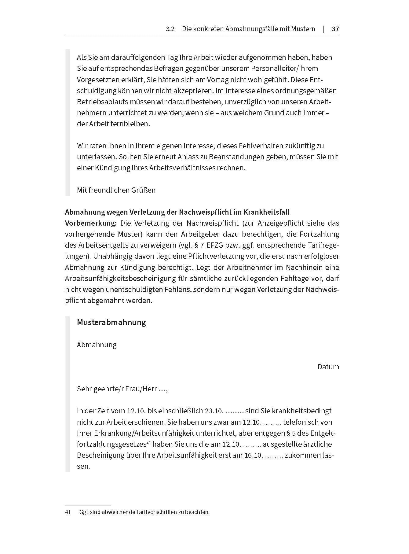 Die Abmahnung: Wirksam und korrekt umsetzen - über 50 konkrete Fälle (Haufe Fachbuch)