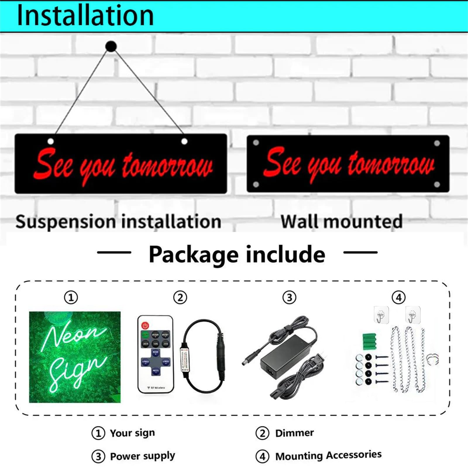 REWIS Letrero de neón LED para Tienda de vapeo, Luces de neón con Enchufe Personalizado con Control Remoto, atenuación y Ritmo dinámico, señalización Luminosa Colgante para Tienda de vapeo,50x38cm