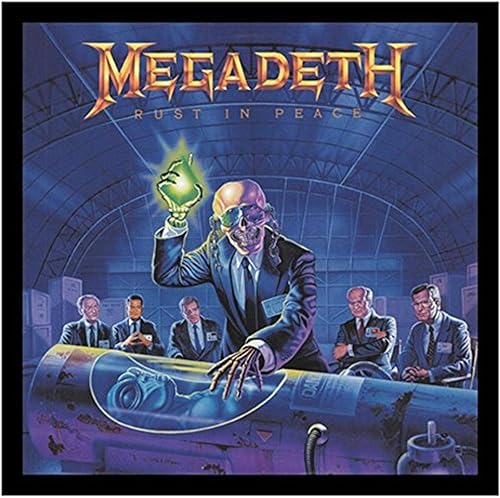 C&D Visionary Aplicación Megadeth Alien Patch, Negro