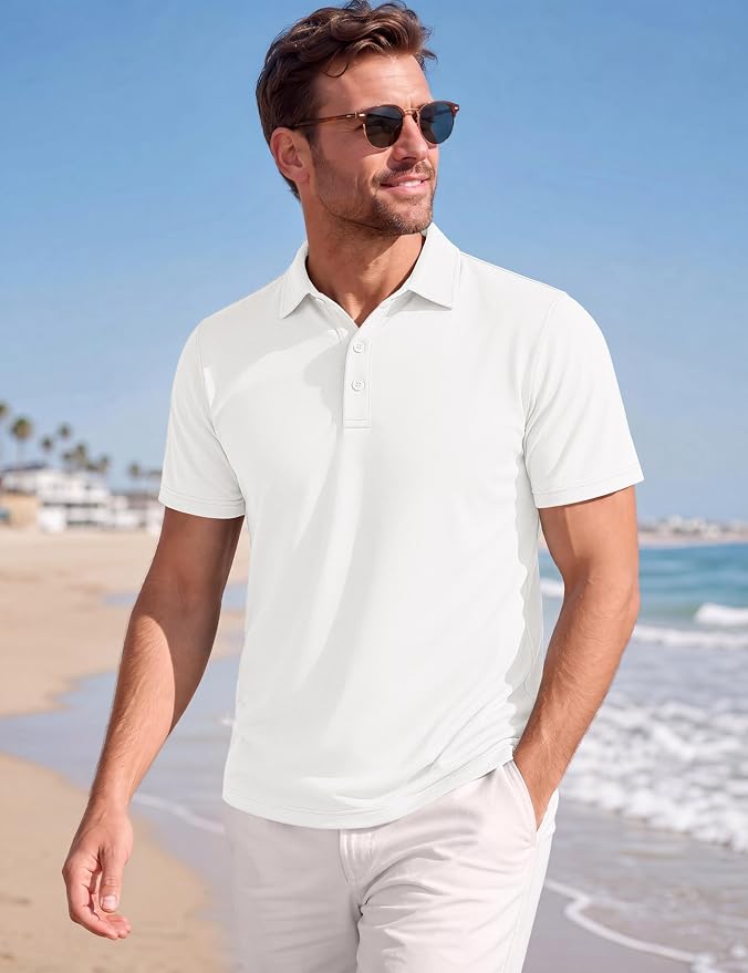 Polo para hombre manga corta algodón pique miniatura 3