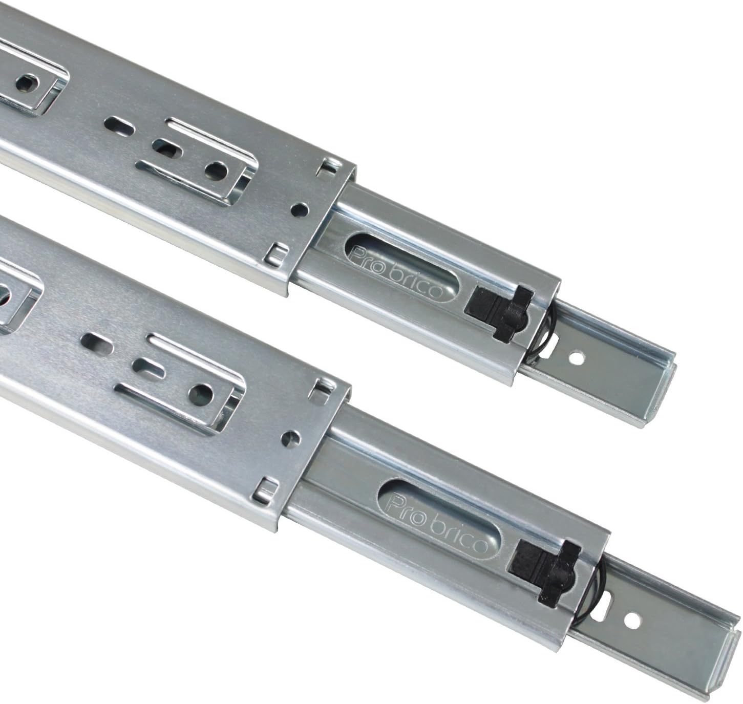 Up To 60% OFF Gobrico 10 Pairs 12-inch Drawer Slides Soft Close Ball Bearing Drawer Glides Side Mount, 3-Folds Full Extension Drawer Runners Rails, Heavy Duty