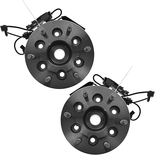 Vista 496 de TRQ Juego de 2 rodamientos y bujes de rueda trasera izquierda y derecha compatible con Ford Expedition 2007-2010 Lincoln Navigator 2007-2010