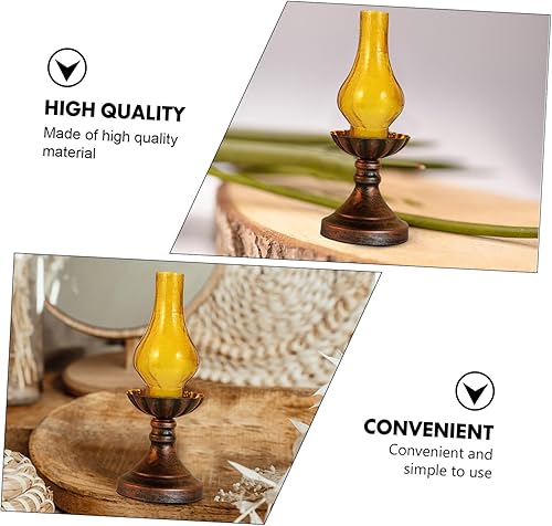 Miniatura 5 de Baluue Lámpara de aceite para chimenea, pantalla de queroseno vintage, repuesto soplado a mano, cubierta de luz de aceite de vidrio suave