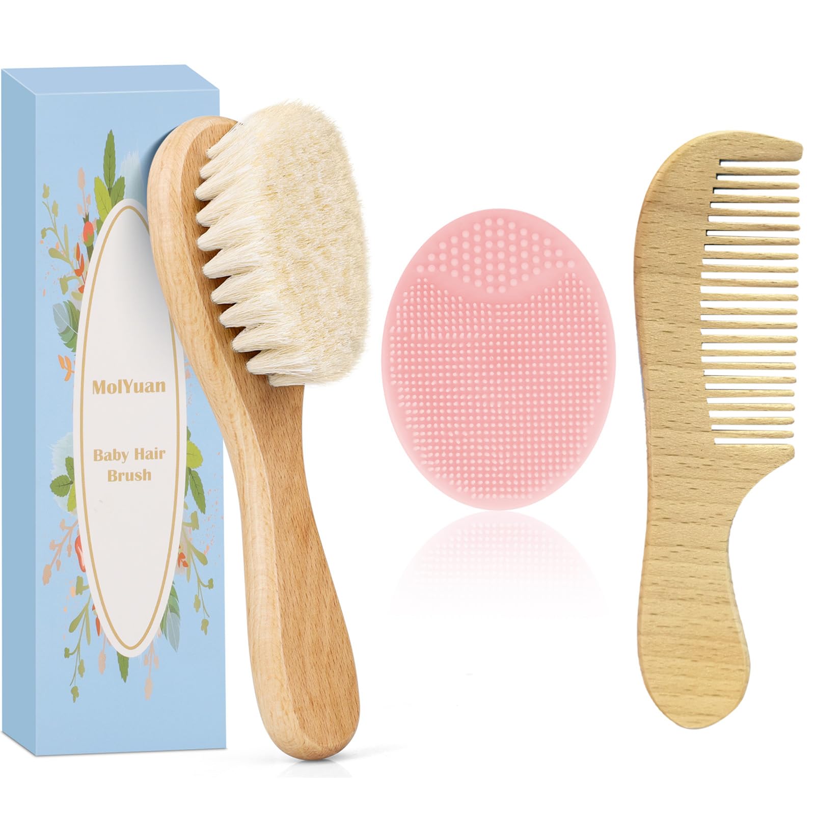 MolYuan Baby Hair Brush