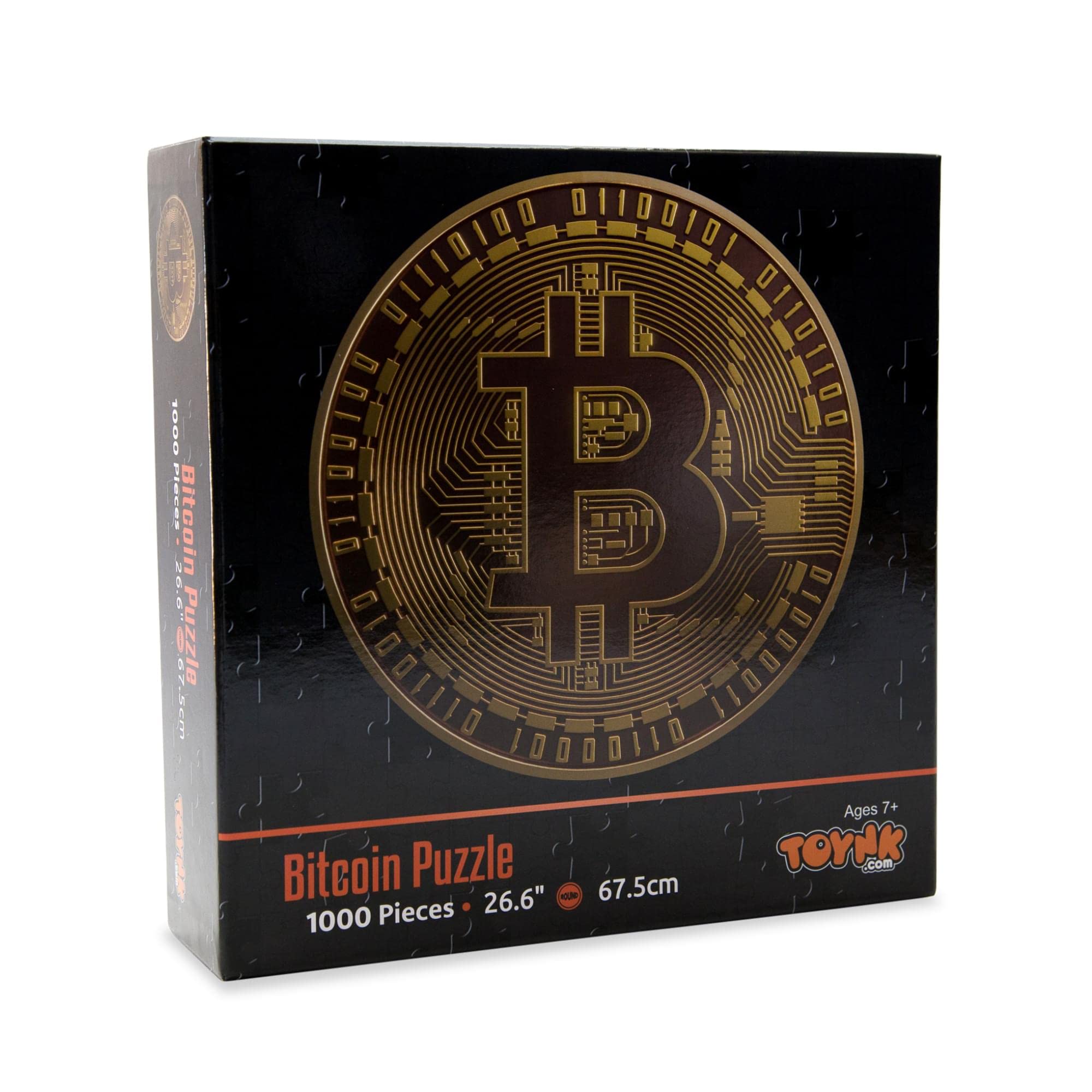 Toynk Bitcoin 1000-Piece Round Jigsaw Puzzle, Brain Teaser for Kids and  Adults: Buy Online at Best Price in UAE - Amazon.ae