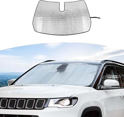 Vista 58 de RT-TCZ Parasol para parabrisas delantero para Jeep JL JLU 2018-Presente para Gladiator JT 2020-Presente Wrangler Gladiator 18+