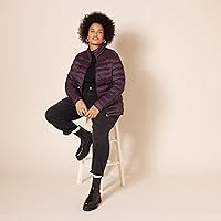 Vista 67 de Yaxa Essentials - Chaqueta acolchada, ligera, de manga larga, resistente al agua y plegable, para mujer (disponible en tallas extragrandes)