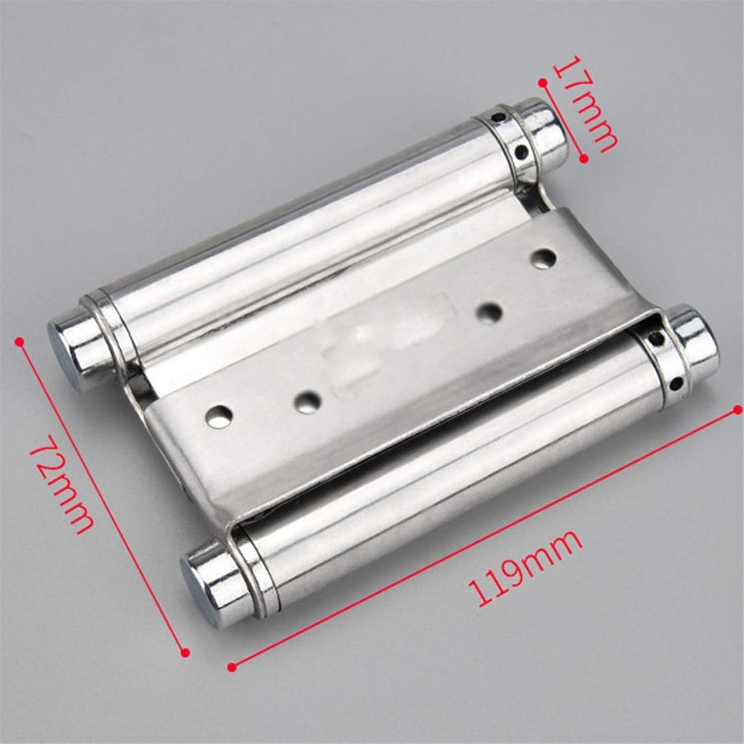 Hinge, Double Open Spring 3 Inch/4 Inch/5 Inch Hinge Stainless Steel Two-Way Free Gate Guard Rail Special Hinge Stainless Steel Hardware Accessories(2pcs 3 inches)