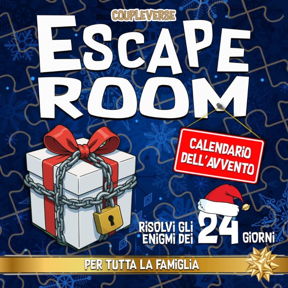 Calendario dell'Avvento Escape Room per Tutta la Famiglia: Salva il Natale Risolvendo gli Enigmi dei 24 Giorni. Divertiti con i tuoi Cari e goditi le ... Idea regalo per la Famiglia, bambini e adulti