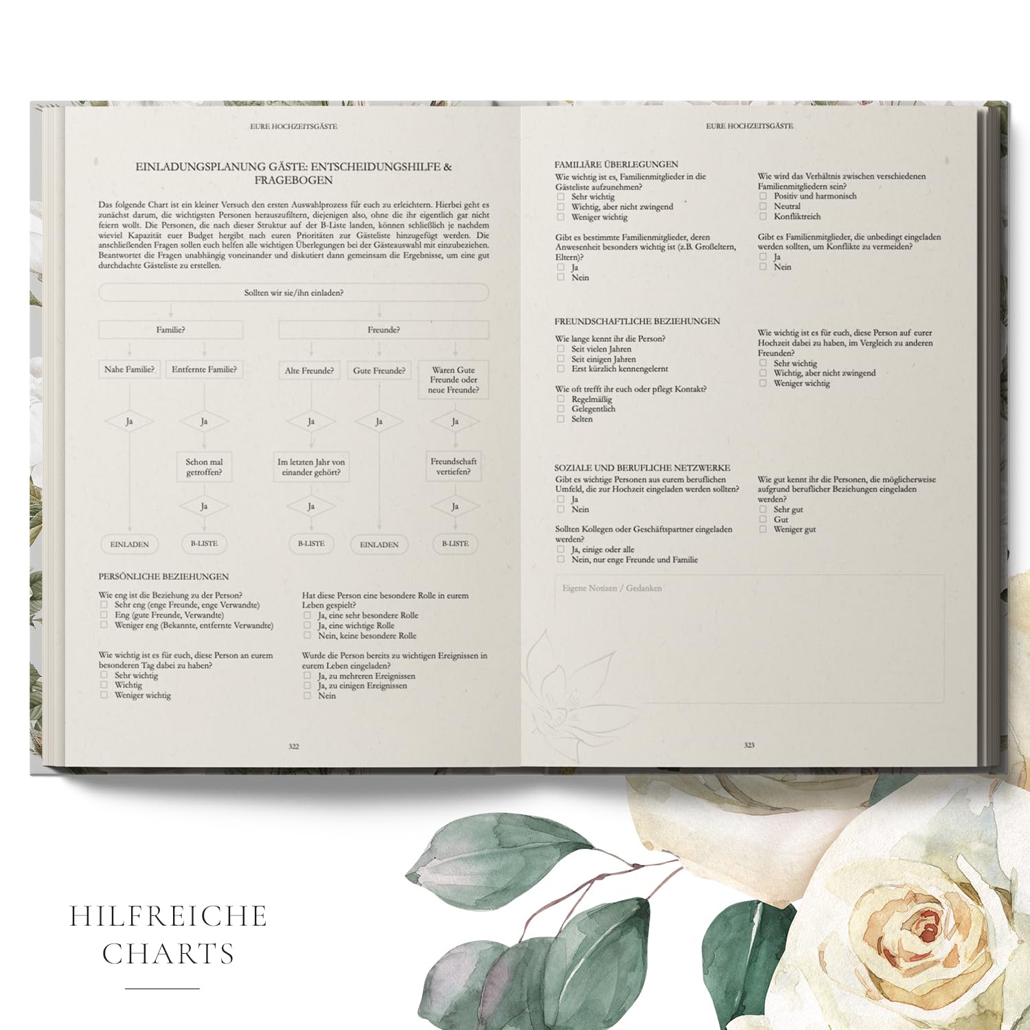 UNSER HOCHZEITSPLANER: Professionelles Arbeitsbuch mit ausführlichem Ratgeber, Memorykeeper auf 540 Seiten DIN A4 Hardcover - inklusive umfangreicher ... für eigene Kreativität (HOCHZEIT ESSENTIALS)