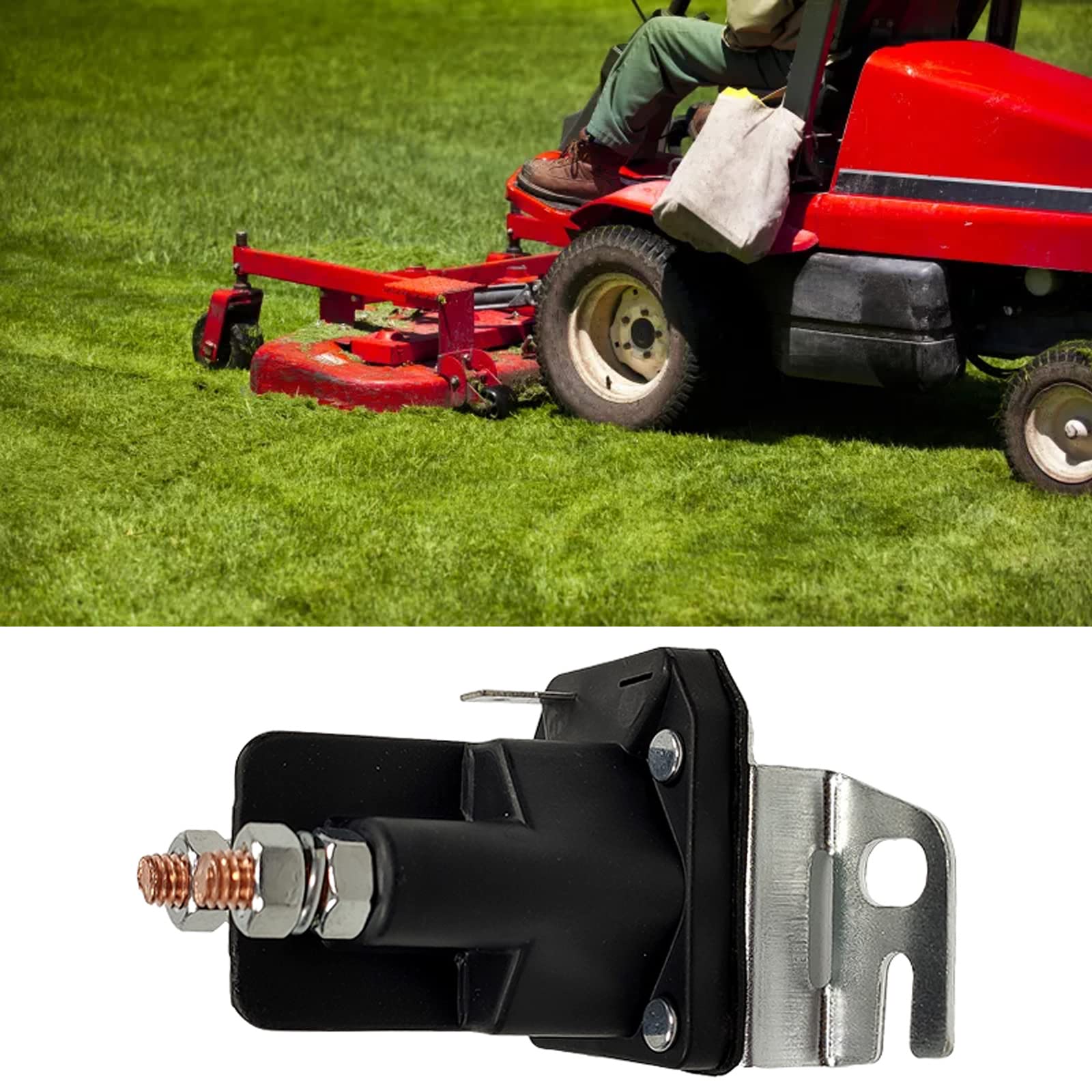 Lawn Mower Starter Solenoid Replay 12 V 691656 Compatible avec BS 812-1201-211-05 790951 807829 555375GS 846820 Trombetta
