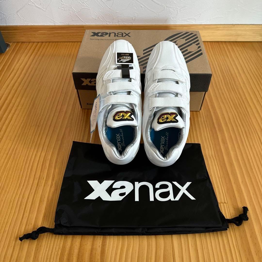 Xanax ザナックスベルト樹脂底金具高校野球 ホワイト綺麗です