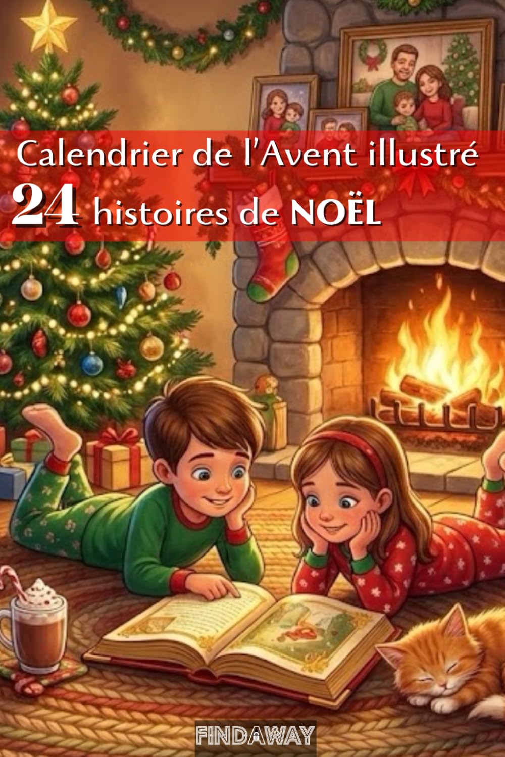 Calendrier de l'Avent illustré: 24 histoires de Noël