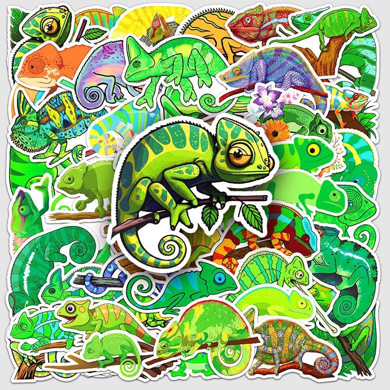 Amazon.co.jp: カメレオン 爬虫類 ペット ペットショップ シール