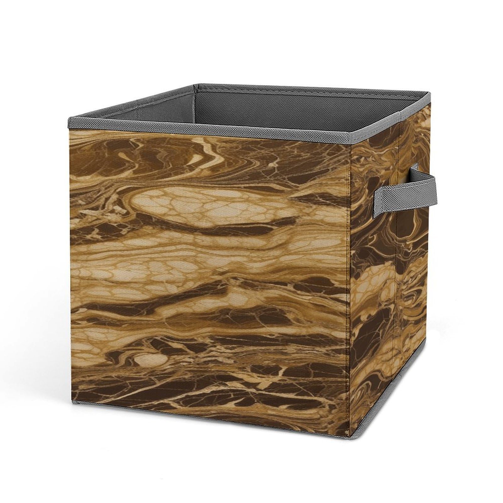 Fekiloot Style Golden Marble Storage Bins Storage Baskets