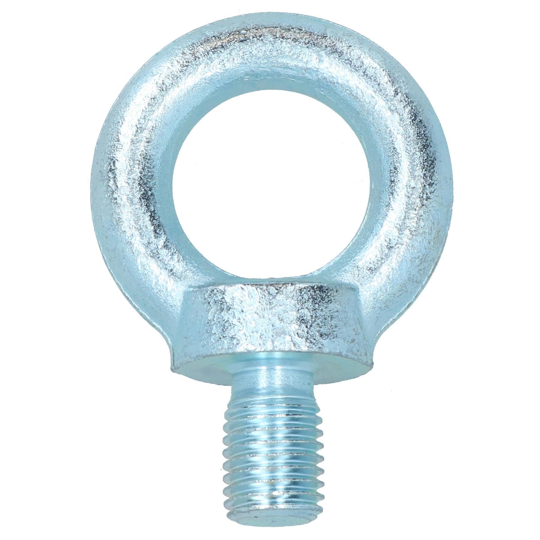 12mm Lifting Eyes Eyebolt Ring Zinc Plated 22mm Length 0.34 Ton Capacity 1pc