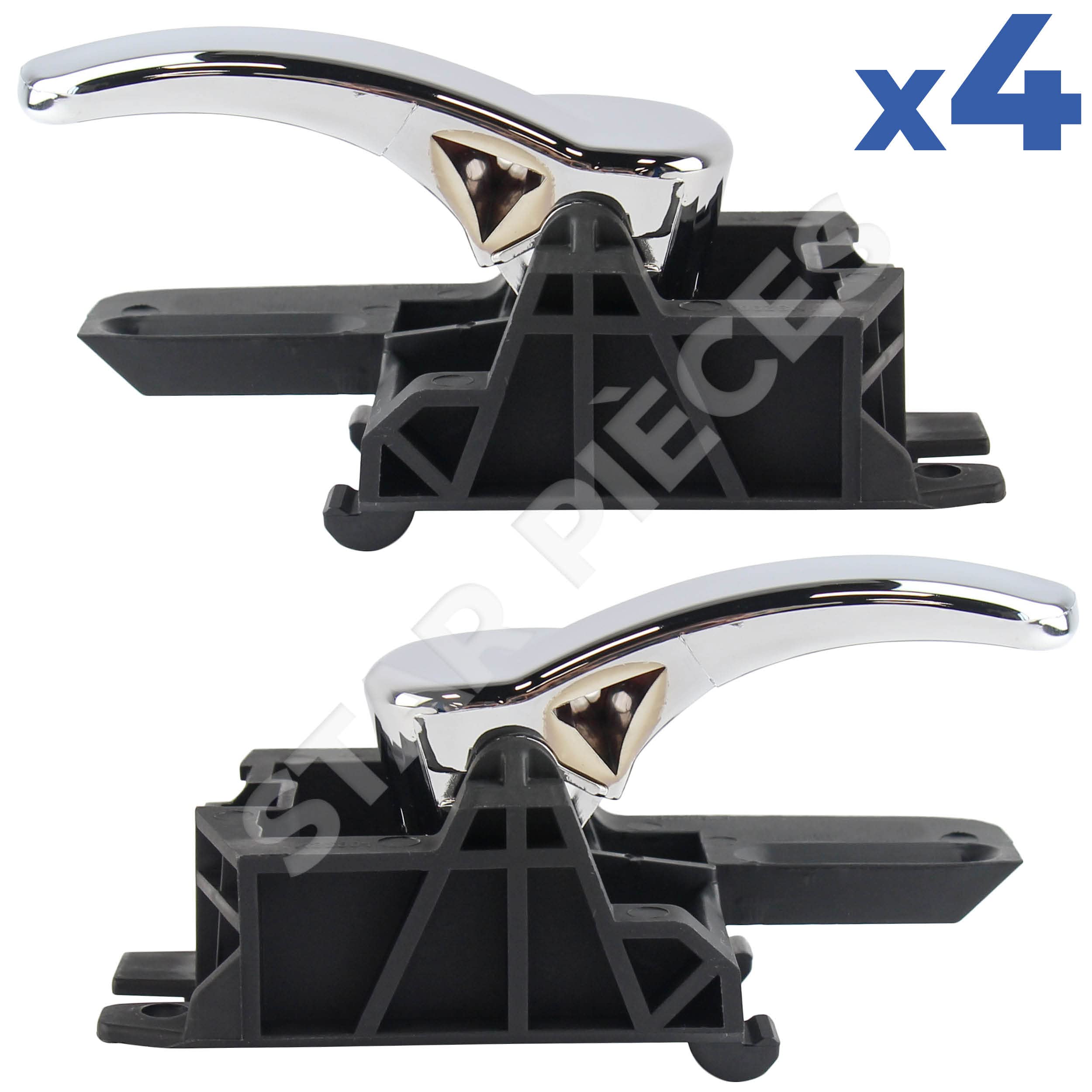 STARKIT PERFORMANCE 4 manijas de puerta compatibles para Qashqai (2007-2013) manetas interiores | 80670JD0 | 80671JD0 | 80670JD000