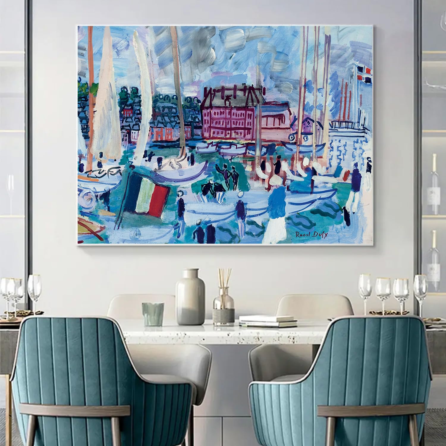 Amazon.co.jp: ラウル・デュフィのポスターラウル・デュフィの水彩画の