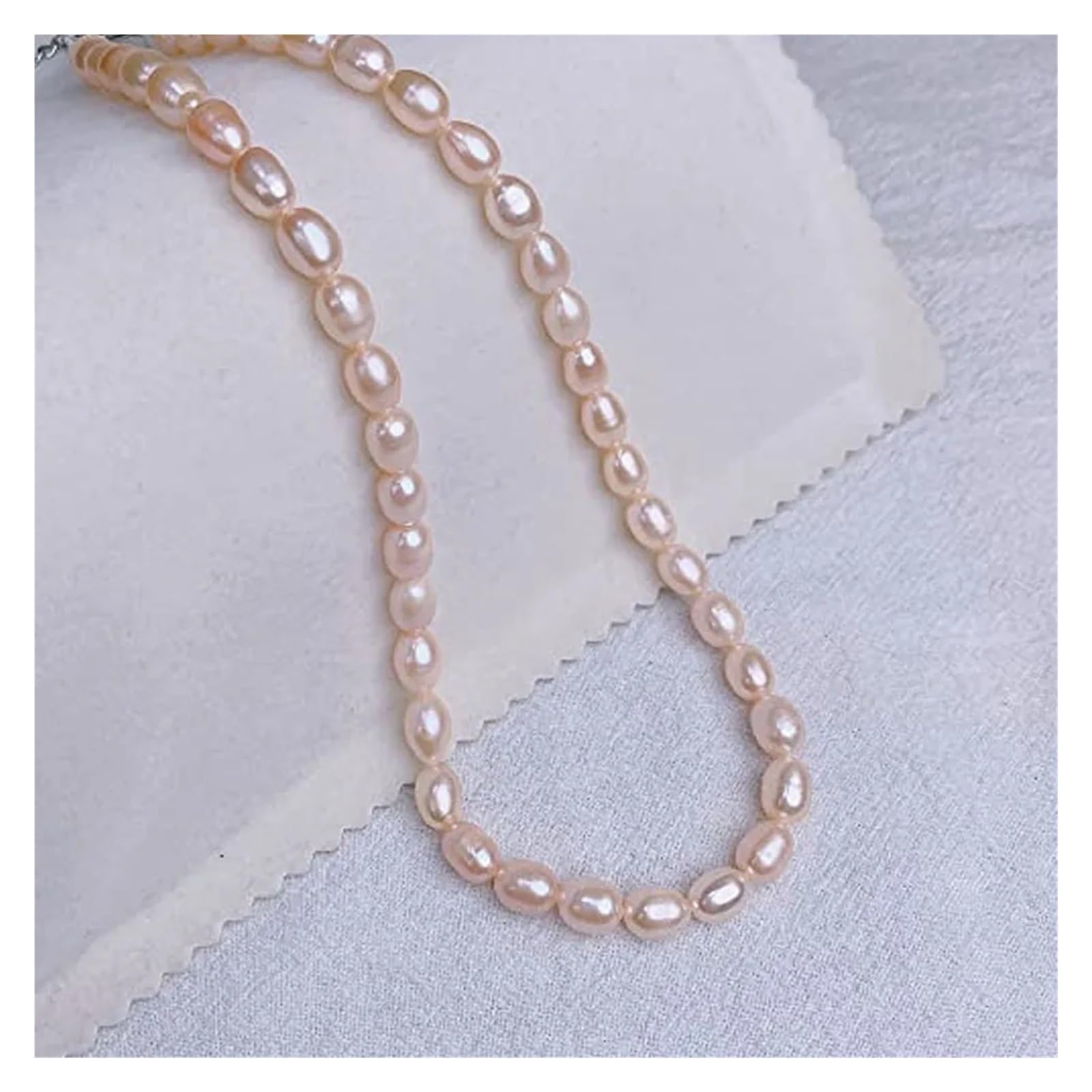 LIUCH Gargantilla barroca de Perlas de Agua Dulce for Mujer, Regalos de Moda, Perlas Naturales puras, joyería Artesanal Hecha a Mano, Collar con Hebilla de Tornillo