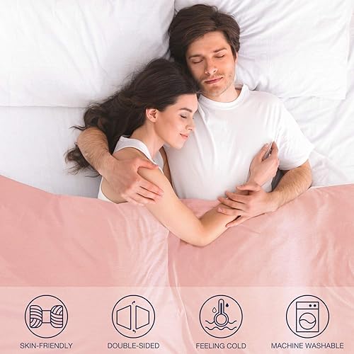 Miniatura 10 de EXQ Home Funda de manta con peso, de 41 x 60 pulgadas, tamaño individual, suave de primera calidad para niños con cremallera, lavable a máquina