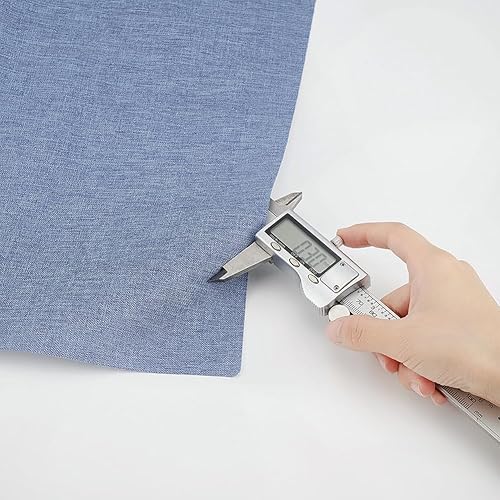 Vista 93 de OLYCRAFT 39.4 x 16.9 pulgadas, tela de imitación de cuero verde oliva para encuadernar libros, superficie de terciopelo con respaldo de papel, tela