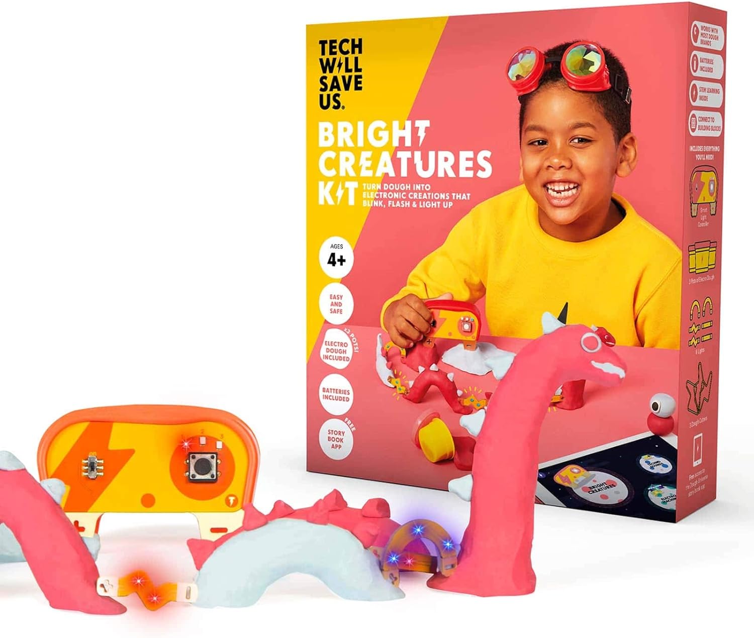 Tech Will Save Us, Bright Creatures Kit Educational STEM Toy, Ages 4 and Up Toys