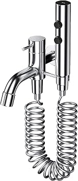 Bidet Sprayer for Toilet, Brass Handheld Bidet Sprayer Set with Hose, 3 Functions Bidet Sprayer Chrome