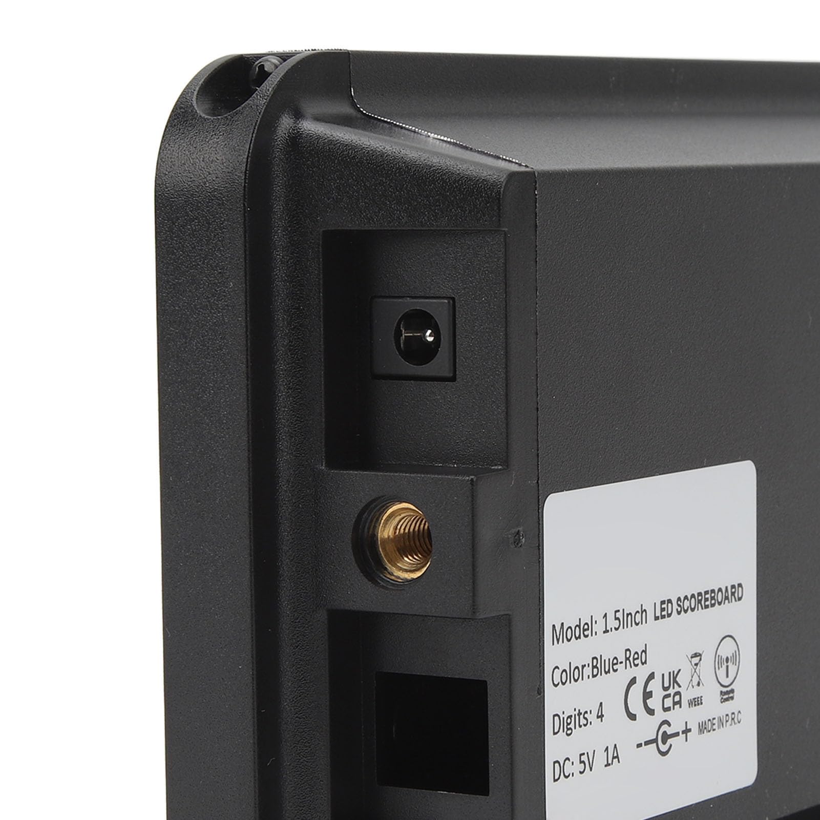 Tbest Anzeigetafel Elektronischer Punktezähler Digitale LED-Anzeigetafel Tragbare Tisch-Basketball-Scoreboard für Indoor-Spiele Basketball Volleyball Tischtennis Baseball