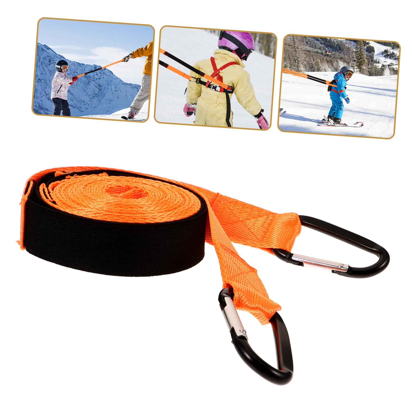 BESPORTBLE Ceinture de Ski Enfant Sangles de Ski Enfants de Ski Ceinture de Maintien de l'équilibre de Patinage Sangle de Ski Enfant Ceinture d'équilibre de Ski Offre de Ski Métal