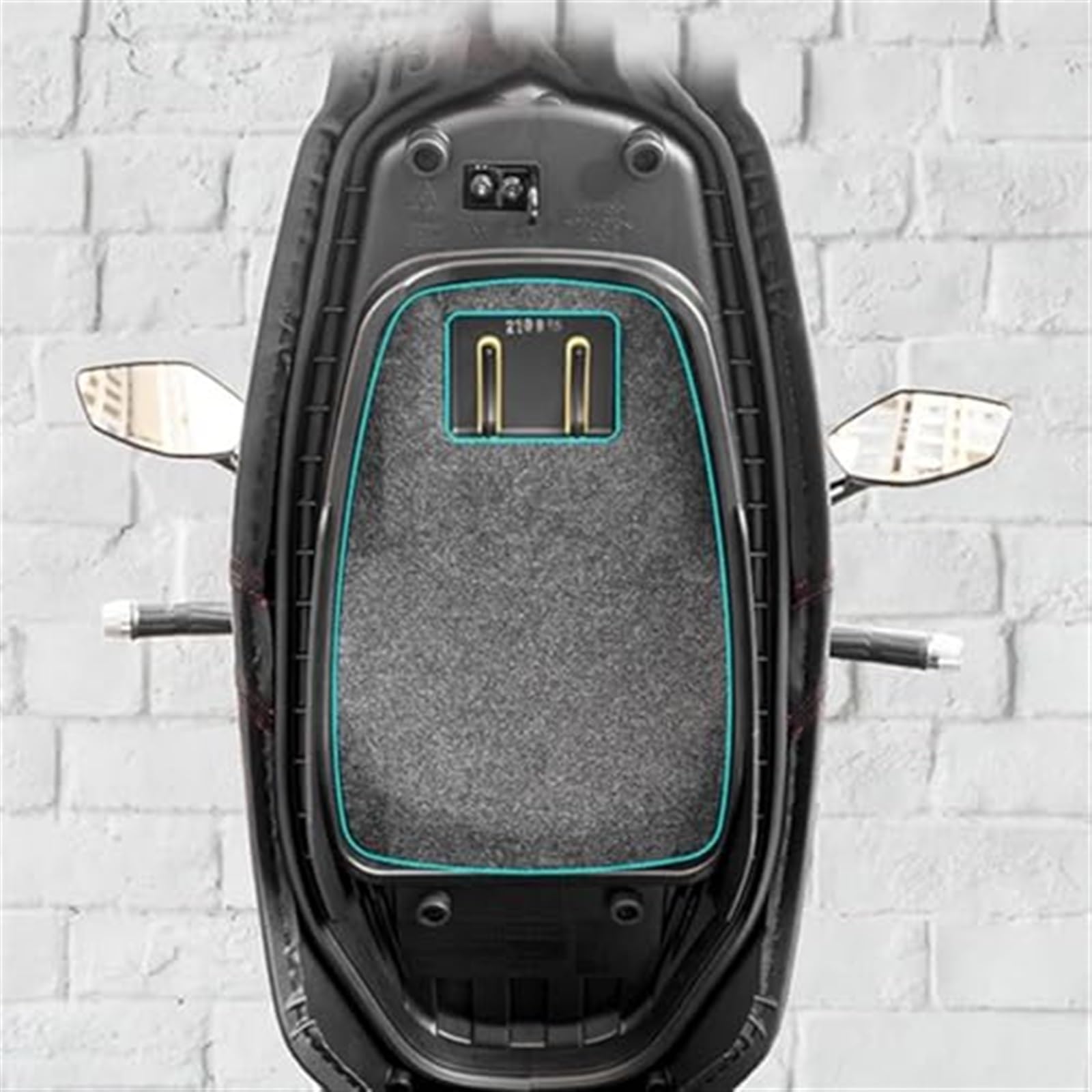 dla KYMCO, KRV180 Motocykl Tylna wykładzina bagażnika Ochraniacz, Siedzenia, akcesoriów Kubełkowych Wyściółka tylnego bagażnika motocykla(BLACK Lower)