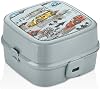 HEFA Lunch Box for Kids, All-in-One Foldable Lunch Box, Bento Box for Girls, Spoon and Fork included, Sandwich Containers