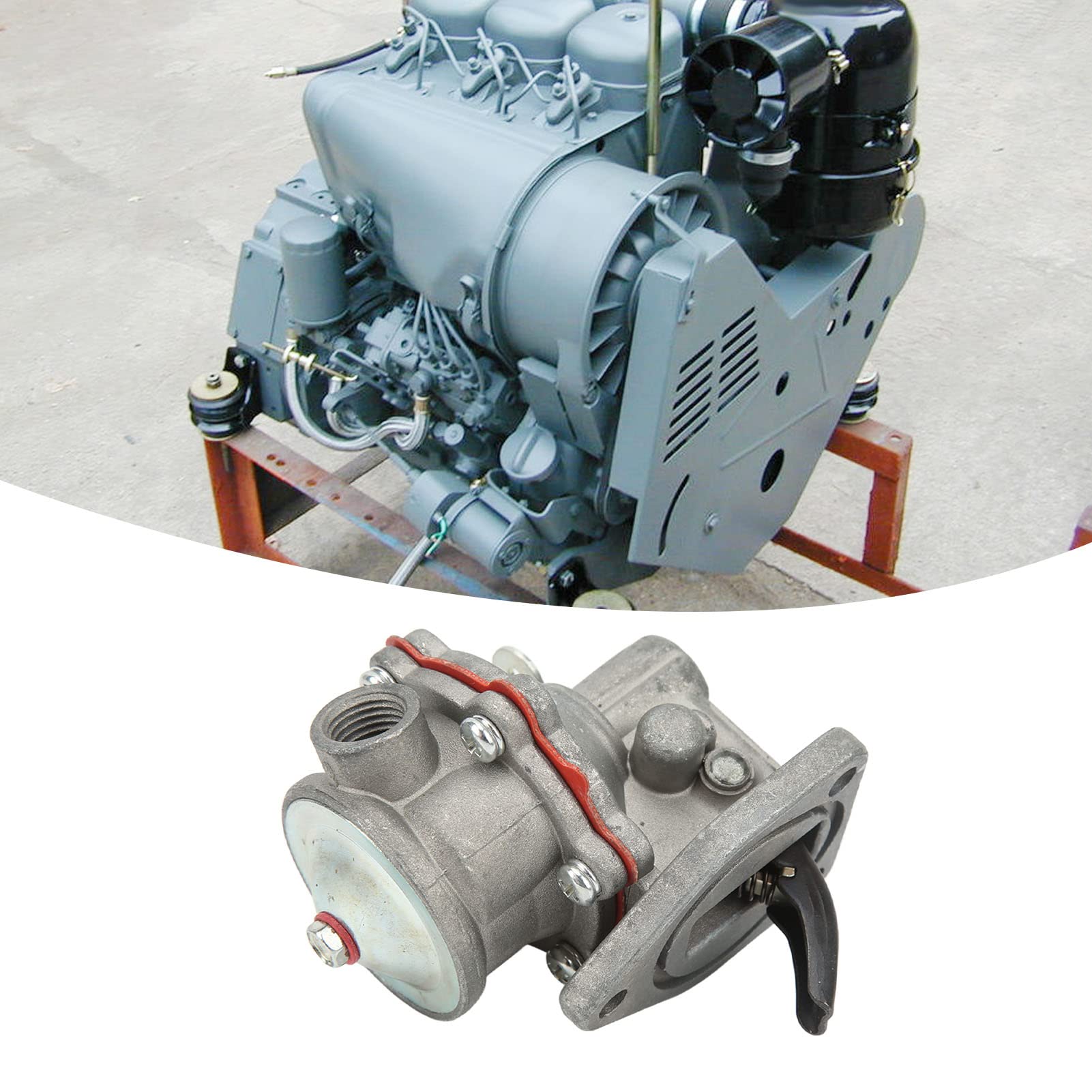 04230566 0423102 Pompa del Carburante, Pompa di Alimentazione del Trasferimento di Sollevamento del Carburante in Metallo di Ricambio per Motori Deutz F2L 912 F3L 913