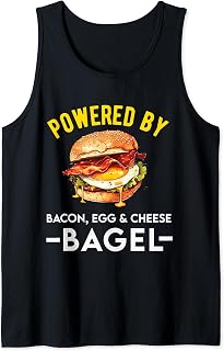 Bacon Egg and Cheese Breakfast Sandwiches New York NYC Food Tank Top