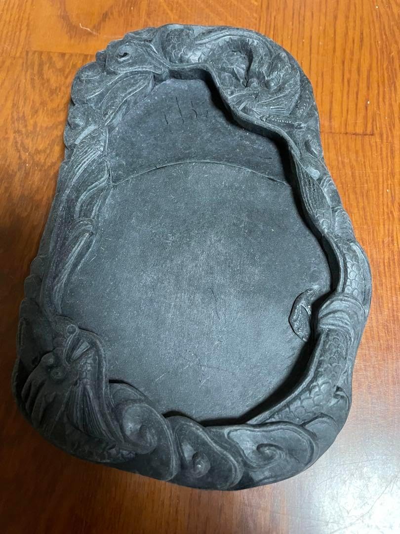 中国硯 硯箱入り 筆、墨付き 中国 書道用具セット 硯、墨、筆他 中国