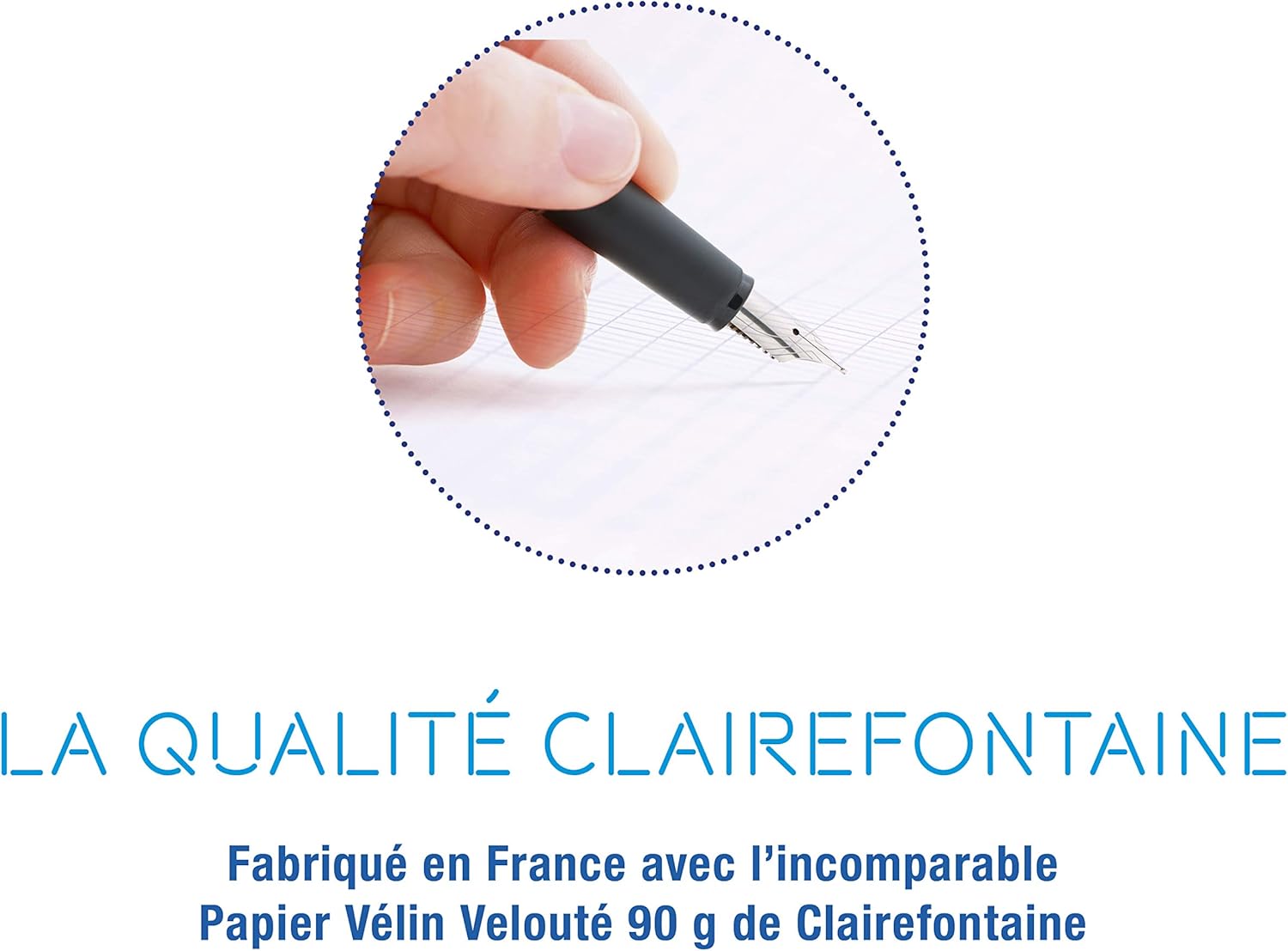 Clairefontaine 303102C Lot de 10 Cahiers Agrafés Mimesys A4 Petits Carreaux - Vue d'ensemble des cahiers avec couvertures transparentes et colorées aléatoires — vue 5