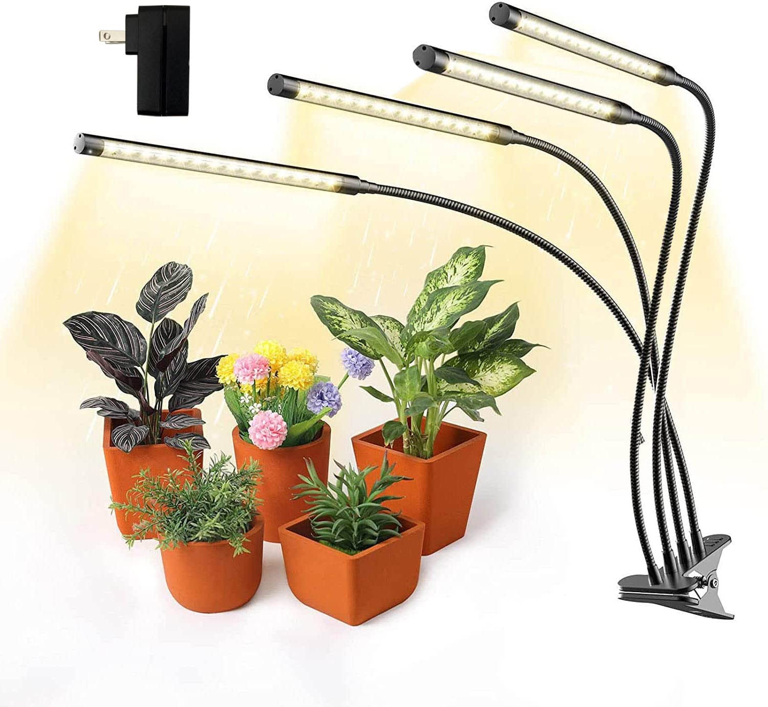 Amazon.co.jp: Ashigodou 植物育成ライト，昼光色 13W 80LED 3H/6H/12H