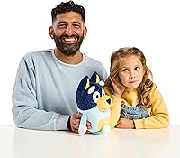 Vista 3 de Bluey - Peluche parlante Bandit (papá) de 14 pulgadas con 9 frases y tema musical