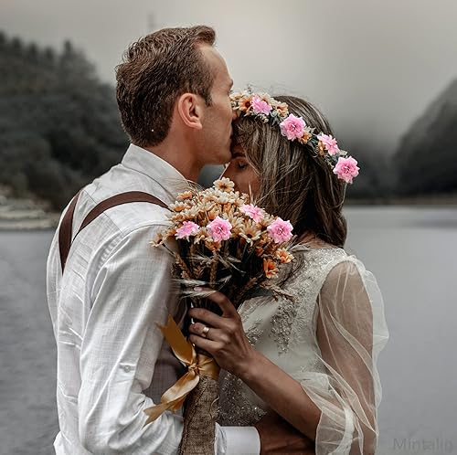 Miniatura 6 de 120 unidades de rosas artificiales de seda, cabeza de rosa falsa, cabezas de rosas para el día de San Valentín, bodas, centros de mesa, día de la