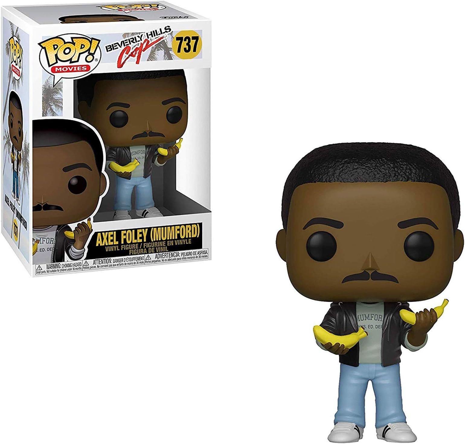 Funko POP! Movies: Beverly Hills Cop-Axel Foley - (Mumford) Other License - Collectable Vinyl Figure - Gift Idea - Official Merchandise - Toys for Kids & Adults - Movies Fans