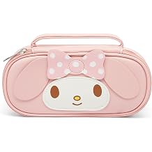 Pencil Case for Girls, TiaJaMi Cute Pencil Case Pouch Zipper Large Capacity Stationery Storage Organizer School Supplies Gift for Her, Pink, Cute