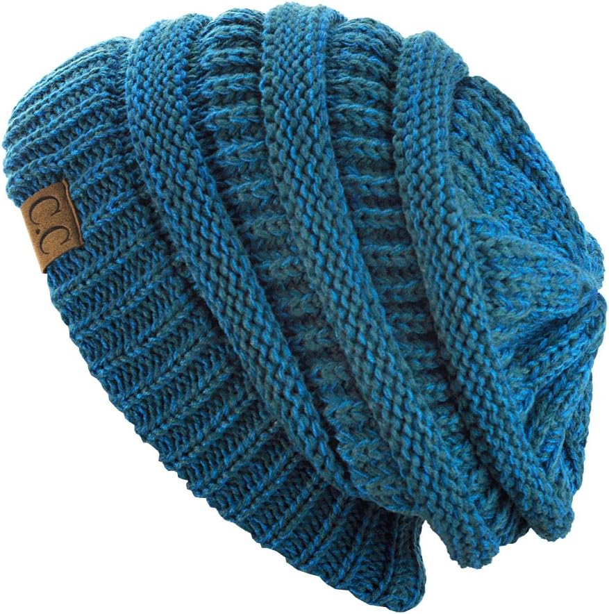 C.C Trendy Warm Chunky Soft Stretch Cable Knit Beanie