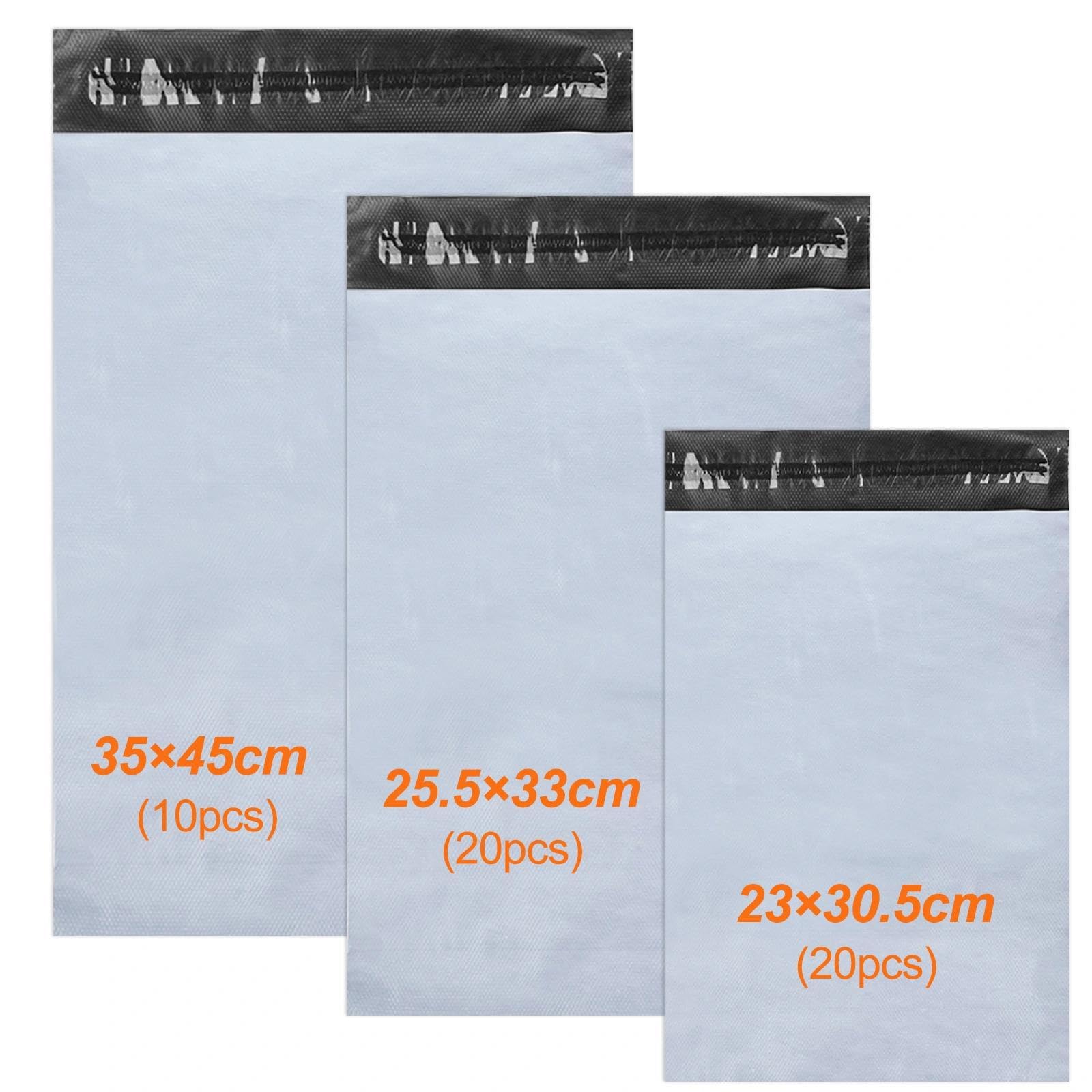 Sacchetti Spedizione Autoadesive Non Trasparenti Buste Postali Plastica Mailing Bags 50 Pezzi