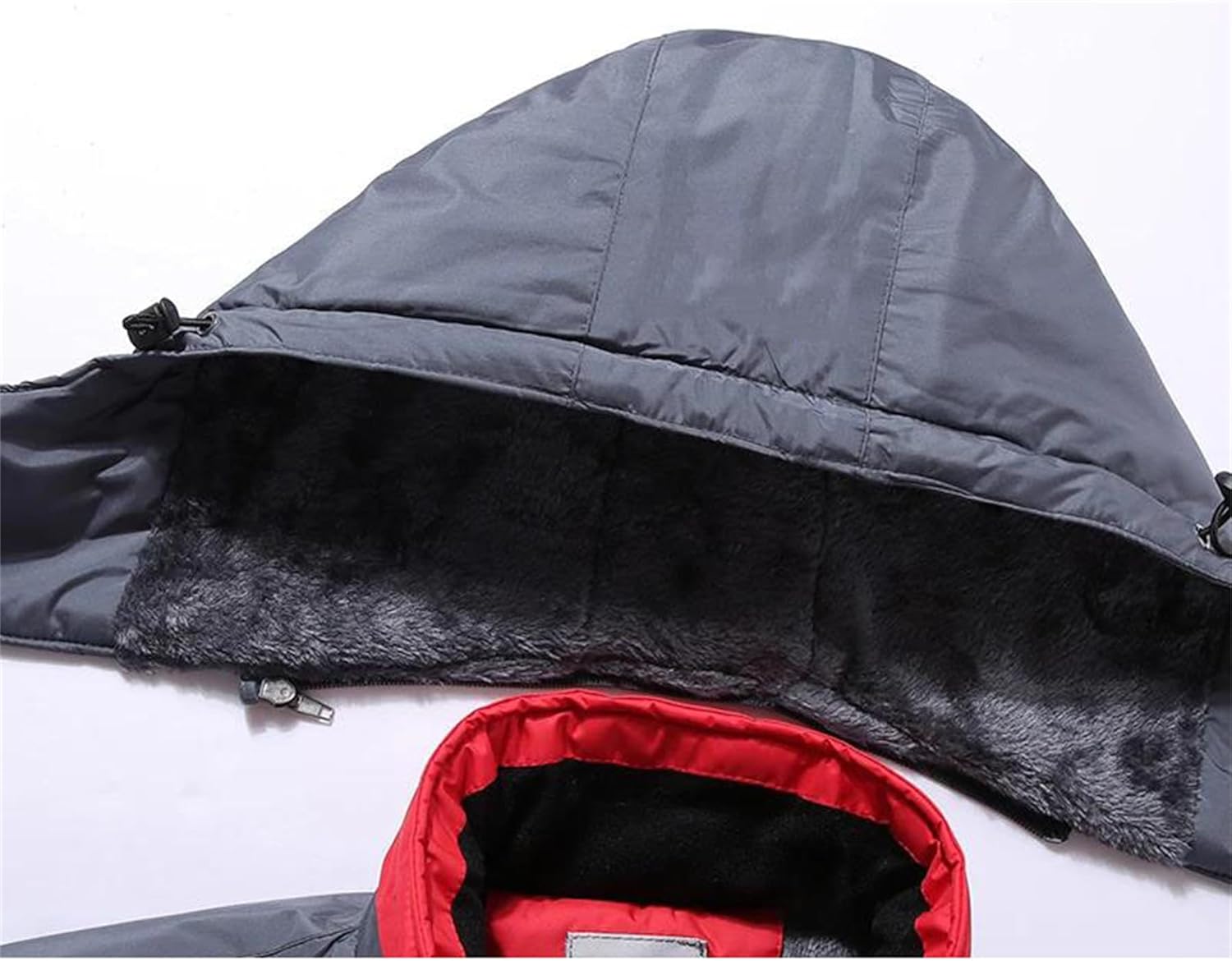 Men's Winter Snowboard Suit Hooded Jacket And Pants Two Piece Outdoor Skiing Outfit With Thermal Lining