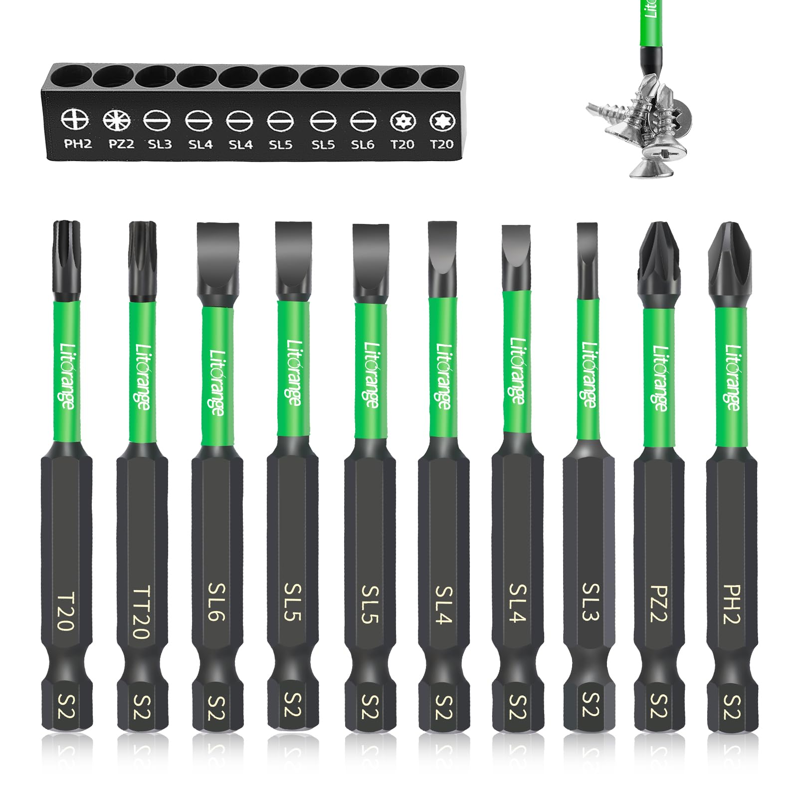 Tournevis de précision pour embouts, aluminium