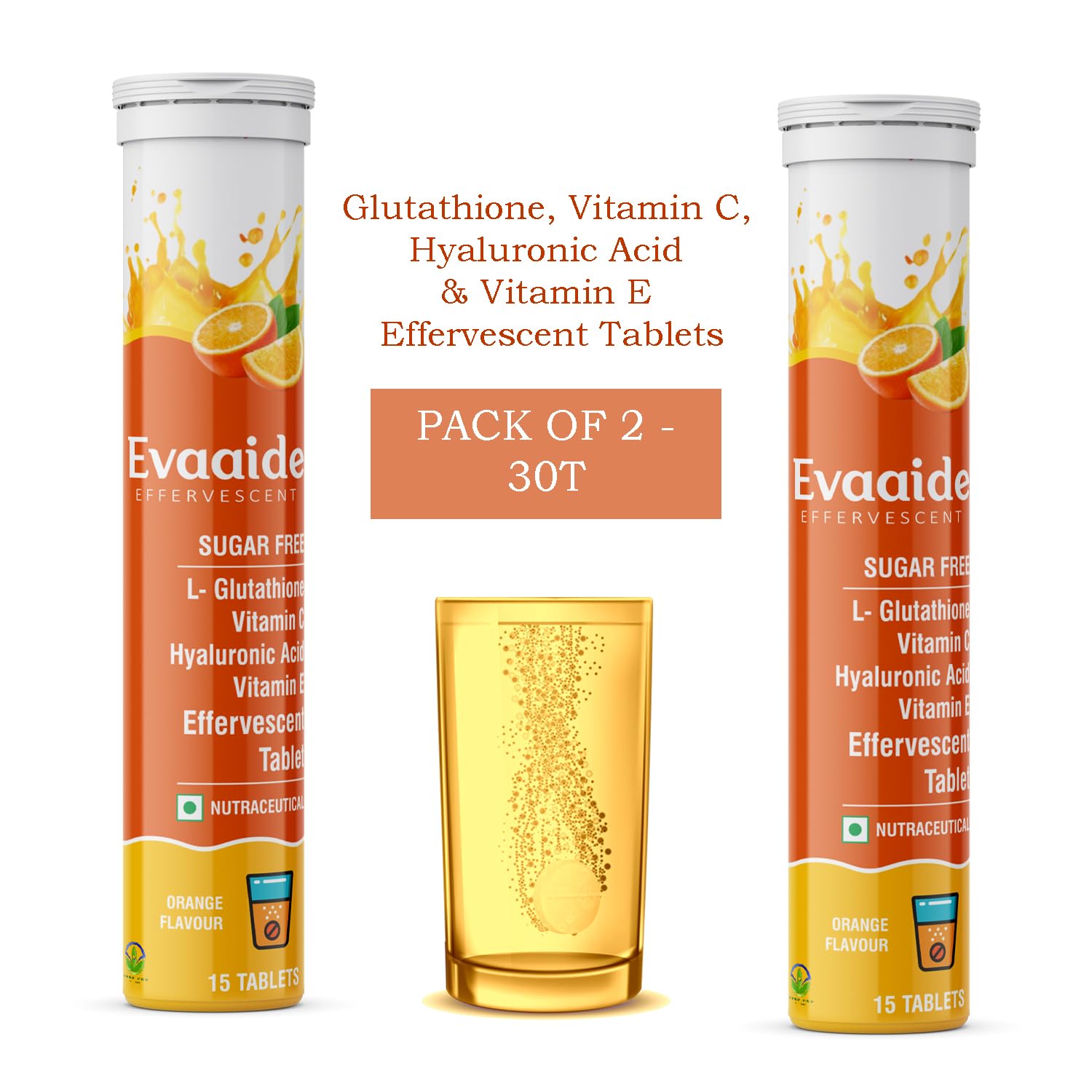 glutathione effervescent tablet india EVAAIDE with Vitamin C, E & Hyaluronic Acid, ORANGE Flavour_15T Health & Personal Care Size:4-week supply كريم للعناية بالبشرة الشاحبة Nanotechnology strategies for endometrium