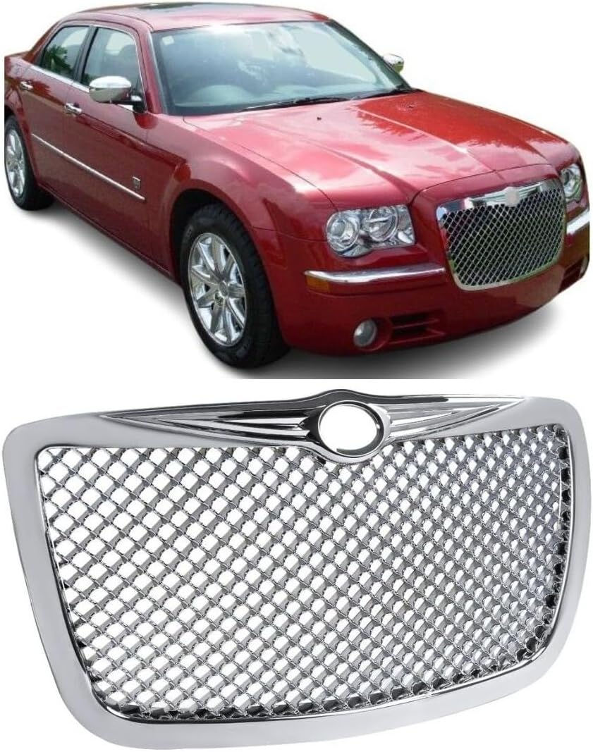 Front Grille compatible with 2005-2010 Chrysler 300