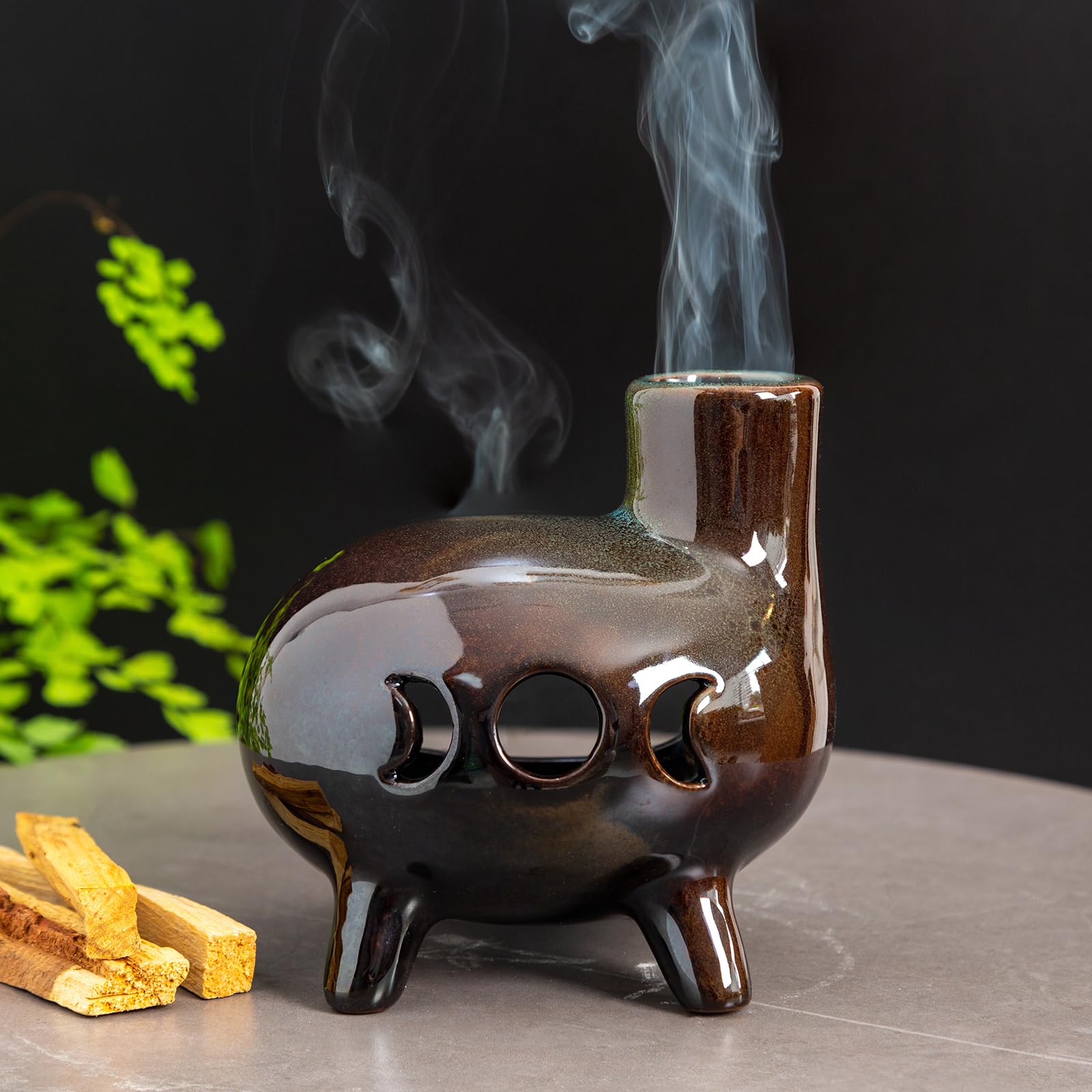 Amazon.com: MOUGIGI Handcrafted Ceramic Palo Santo Holder Burner